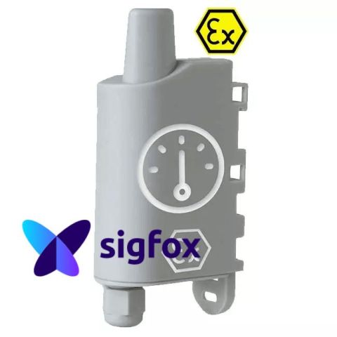 Adeunis 110522SP-2 ATEX Sigfox pulse transceiver ATEX. For water, gas, electricity, heat meters.