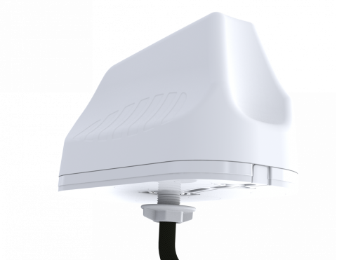 Poynting A-MIMO-0003-V2-15 weiss, 5-in-1 Marine-/Fahrzeugantenne, 2x 5G/LTE 410-3800 MHz + 2x WIFI 2.4/5GHz + 1x GPS, 2m Kabel, SMA(m) + Adap.