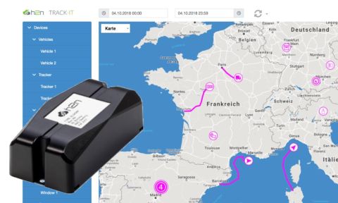 h2n EL3WT1 GPS/WiFi Combo Sigfox Tracker mit Bewegungssensor, IP69 inkl. h2n CS5 5 Jahre Cloud und Sigfox Netzwerk Zugang