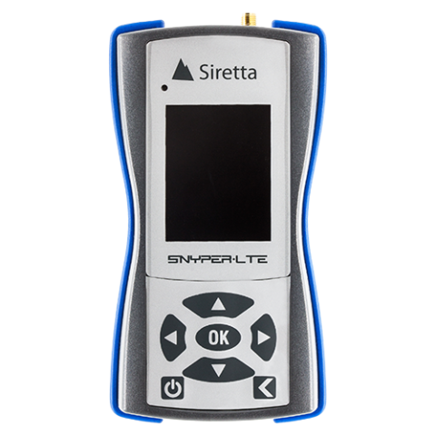 Siretta 61774 SNYPER-LTE+ (EU) V2 - Signalstärke-Tester für 4G/3G/2G EU Mobilfunkfrequenzen, Signal- und Netzwerkanalysator