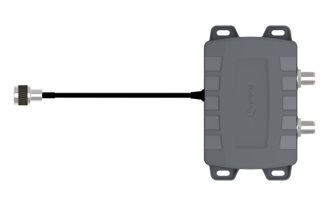 Poynting A-SPLT-0016-V1-01 Ultra-Breitband-2-way-Splitter (410 - 7200 MHz) mit 2 x N-Typ (F) & 1x N-Typ (M) Steckern, 30cm HDF-195