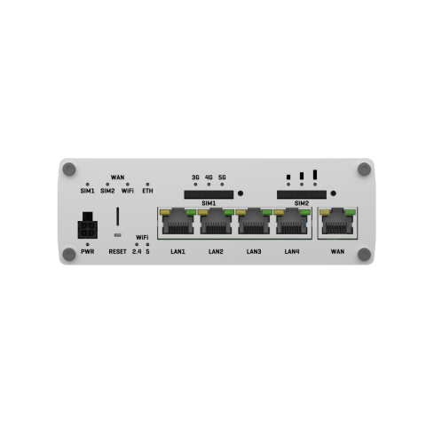 Teltonika RUTX50 industrieller 5G Router, 2x SIM, Quad Core CPU, 256 MB RAM, 9-50V