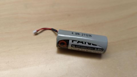 Adeunis ER18505H+W36+51021 Batterie Lithium mit Anschlusskabel 3.6V 4.0 Ah Lithium Li-SOCl2