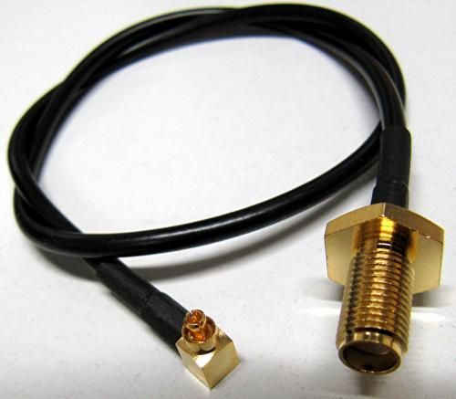Pigtail Antennenadapter RG174 SMA (f) / RMCP, 0,35m, für Option card