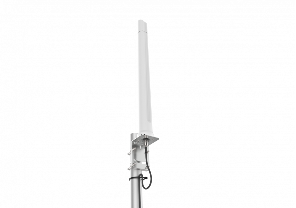 Poynting A-OMNI-0292-V2 All Weather Ultra-Wide Omni-directional LTE/WiFi/LoRaWAN/Helium Antenna, 690 - 2700 MHz, max.8 dBi, Mast Mount Stainless Steel