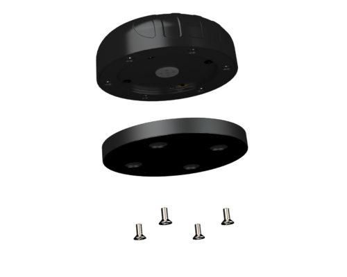 Poynting A-PUCK-0002-V1-01 black, MIMO 5G/LTE IoT/vehicle antenna, 2x 5G/LTE 698-3800 MHz, max. 6dBi, 2m cable, SMA(m)