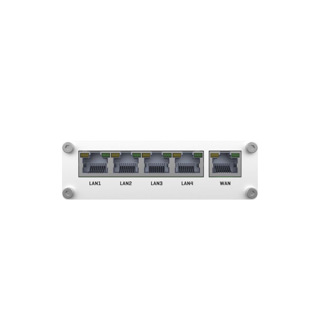 Teltonika RUT300 Industrial Ethernet Router, 5x LAN/WAN, 2x I/O, USB2.0