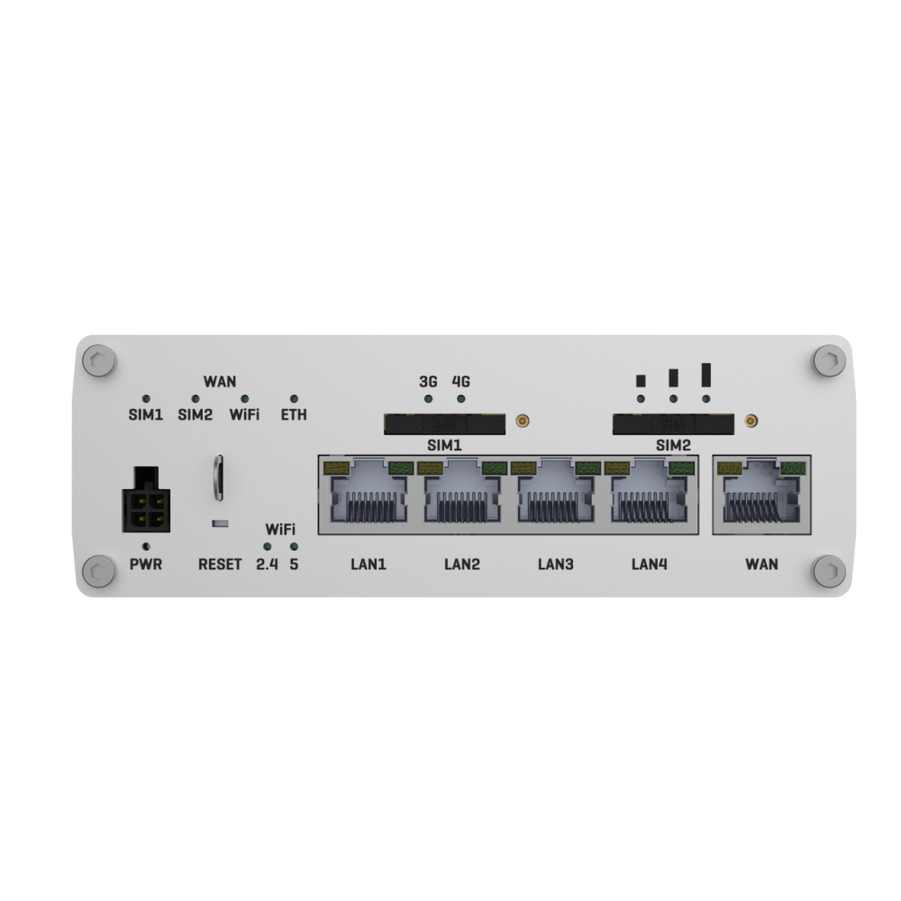 Teltonika RUTX14 4G LTE CAT12 Industrie Mobilfunk Router, 2x SIM, Quad Core CPU, 256 MB RAM, 9-50V