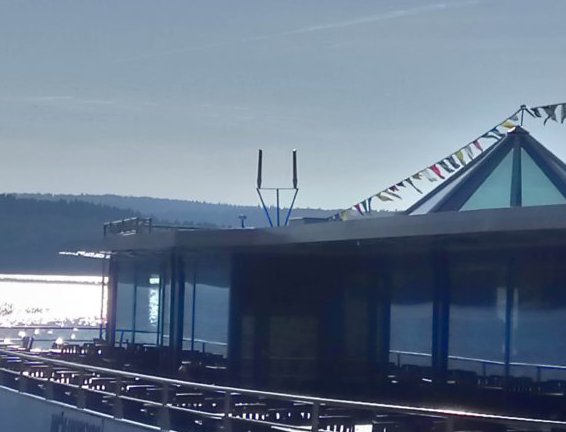 Möhneseeschifffahrt Antennen auf Dach