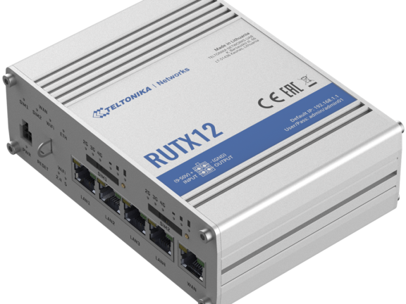 RUTX12 - das neue Spitzenmodell von Teltonika für unterbrechungsfreie Konnektivität